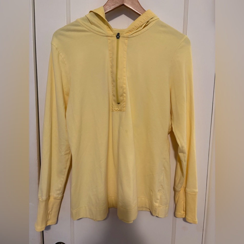 Danskin Yellow Long Sleeve Hoodie. Size XL